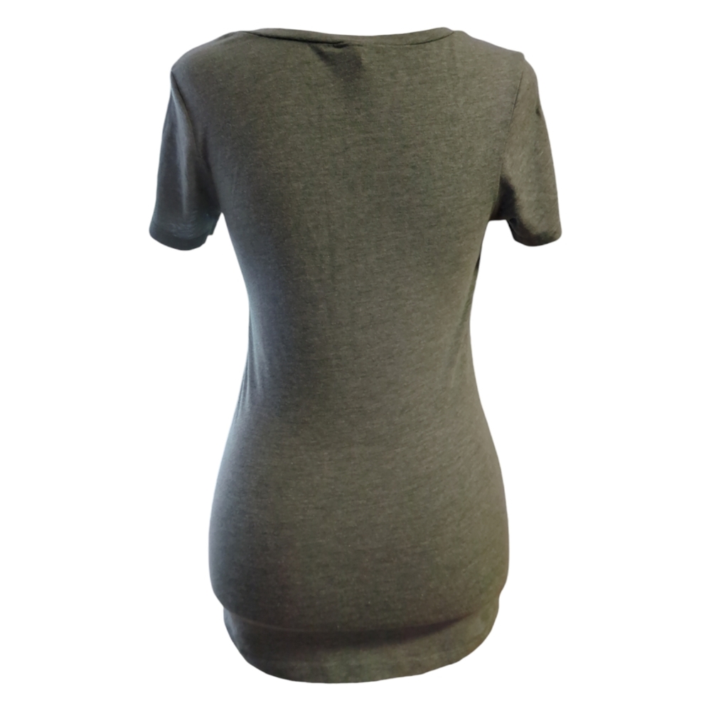 Kavio!  T-shirt color Gray with Design Drinking Coffee Like A Giumore size small - Picture 2 of 3